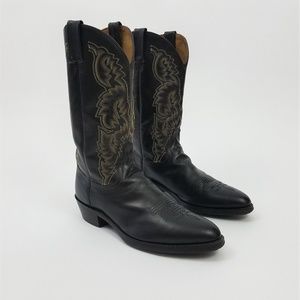 Dan Post Western Cowboy Boots-11 WIDE-XLT Min wear